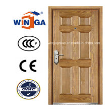 Style artistique Winga Security Steel MDF Veneer Armored Door (W-B3)